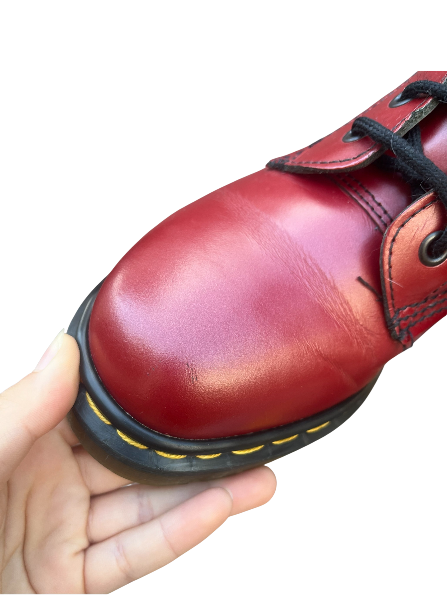 Dr. Martens 1914 MIE Mid calf cherry red
