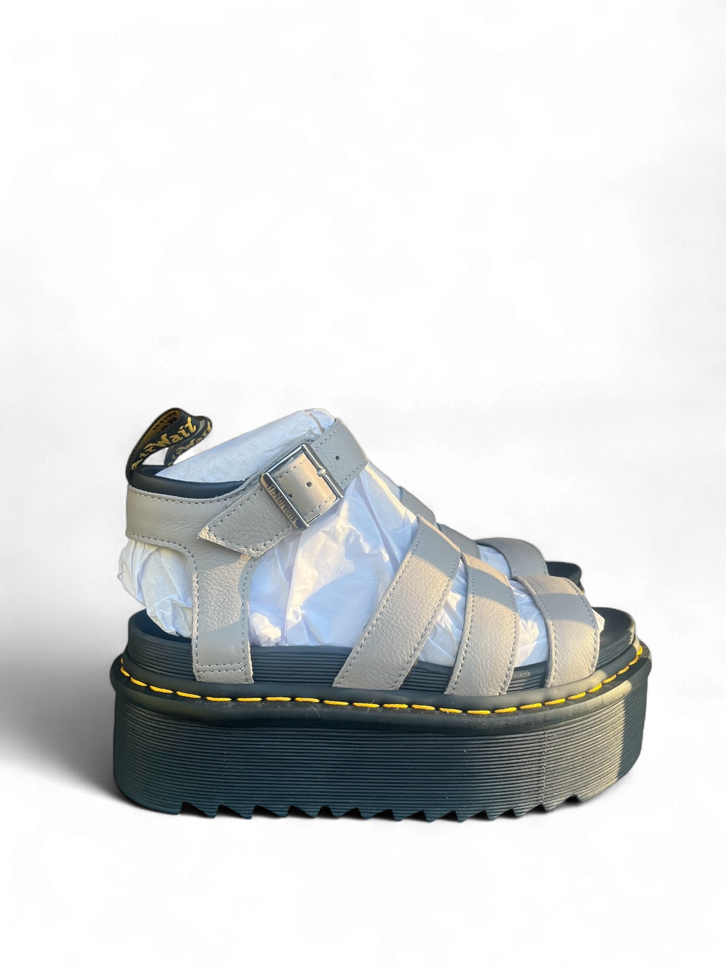 Dr. Martens Blaire Quad platform sandals - Zinc grey