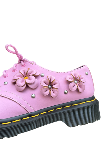 Dr. Martens 1461 3D Flower - Mellow pink