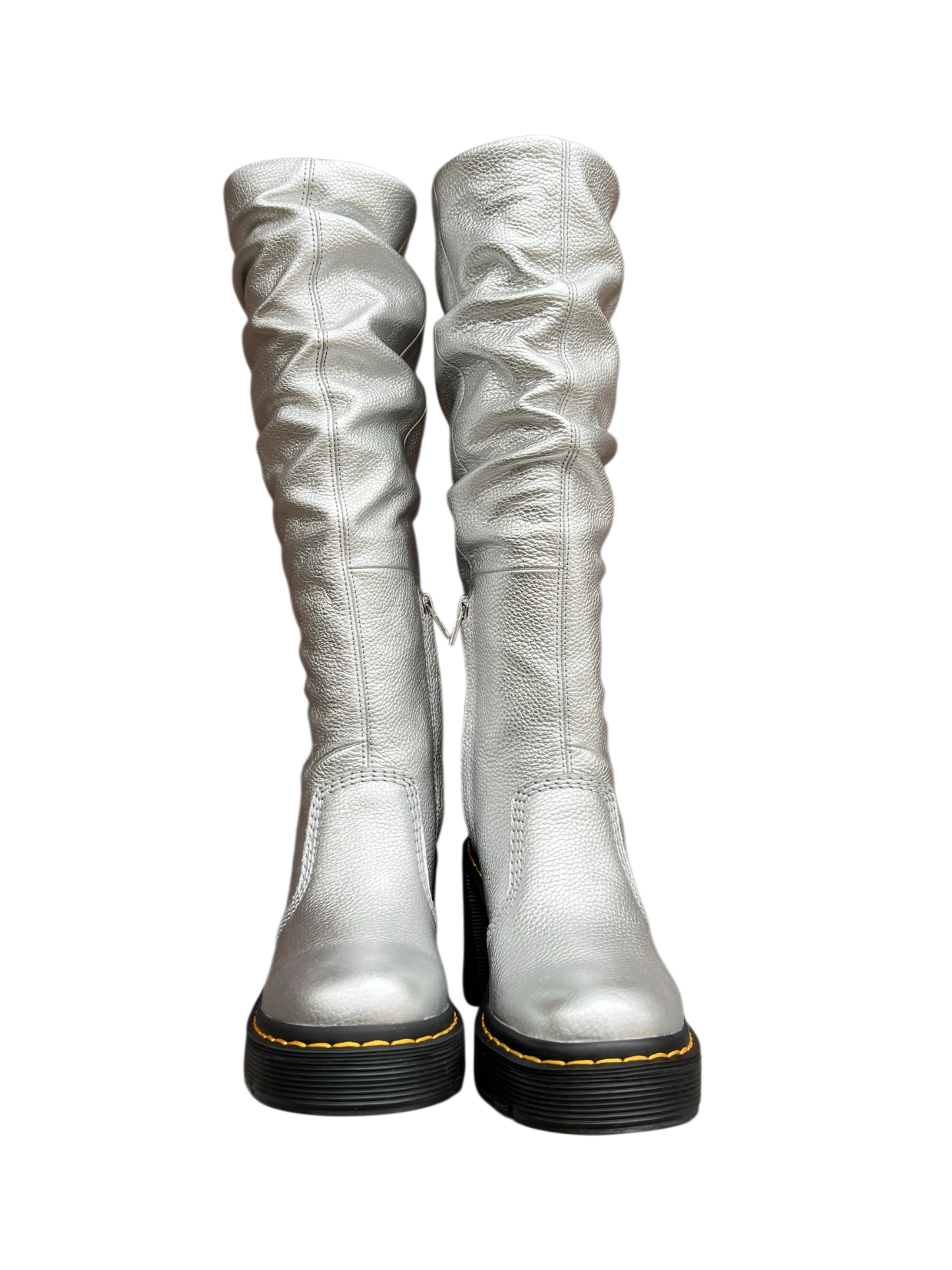 Dr. Martens Kasey metallic knee high boots