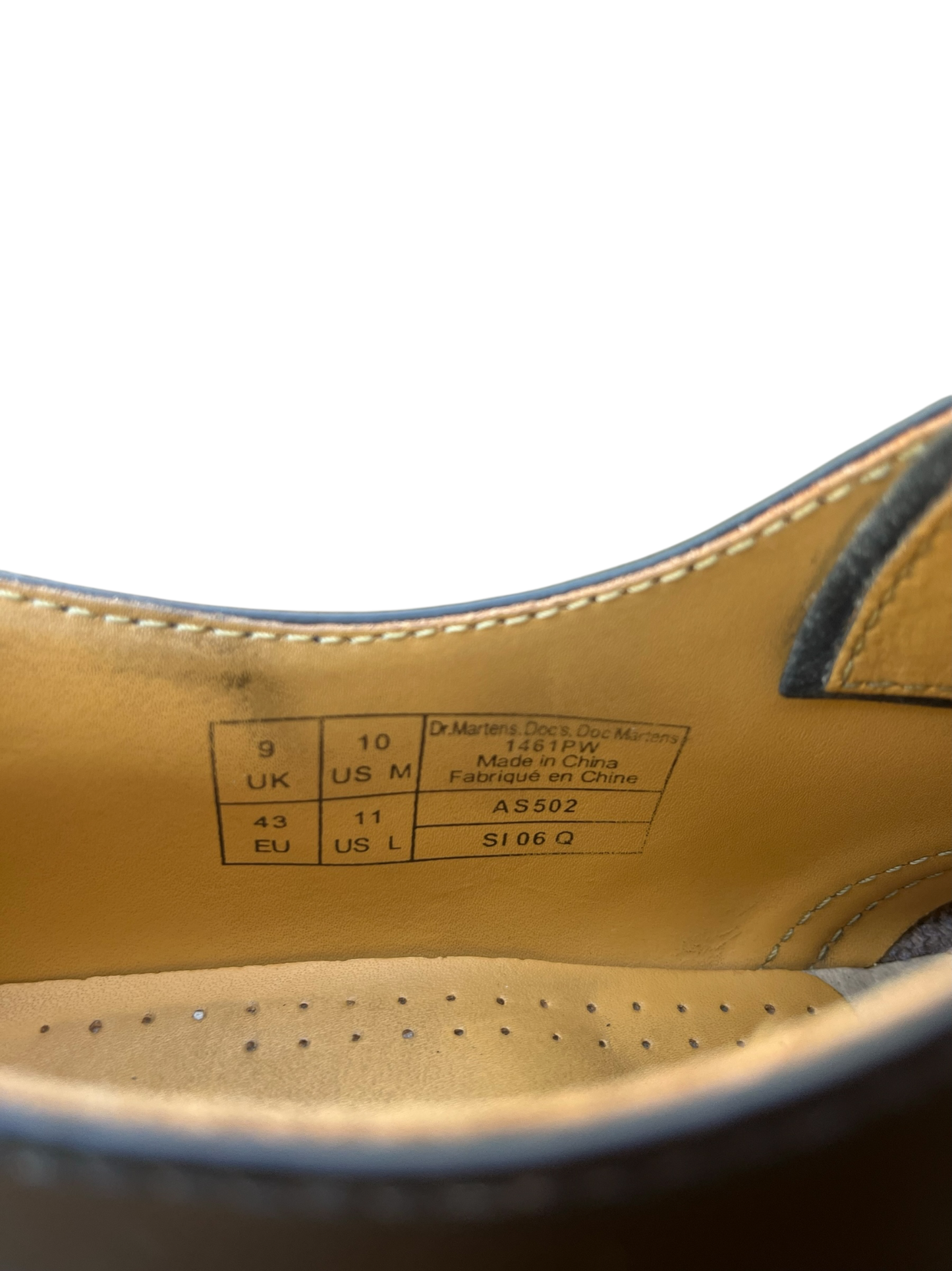 Dr. Martens 1461 PW Smooth shoes