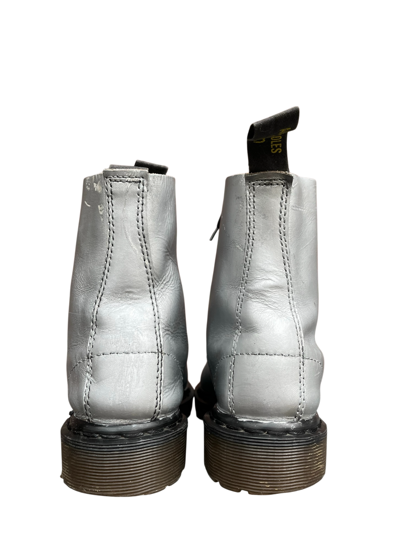 Dr. Martens 1460 MIE Silver ankle boots