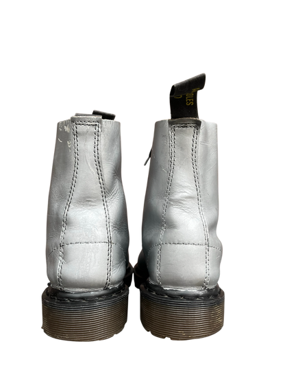 Dr. Martens 1460 MIE Silver ankle boots