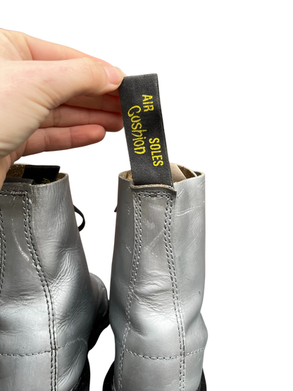 Dr. Martens 1460 MIE Silver ankle boots