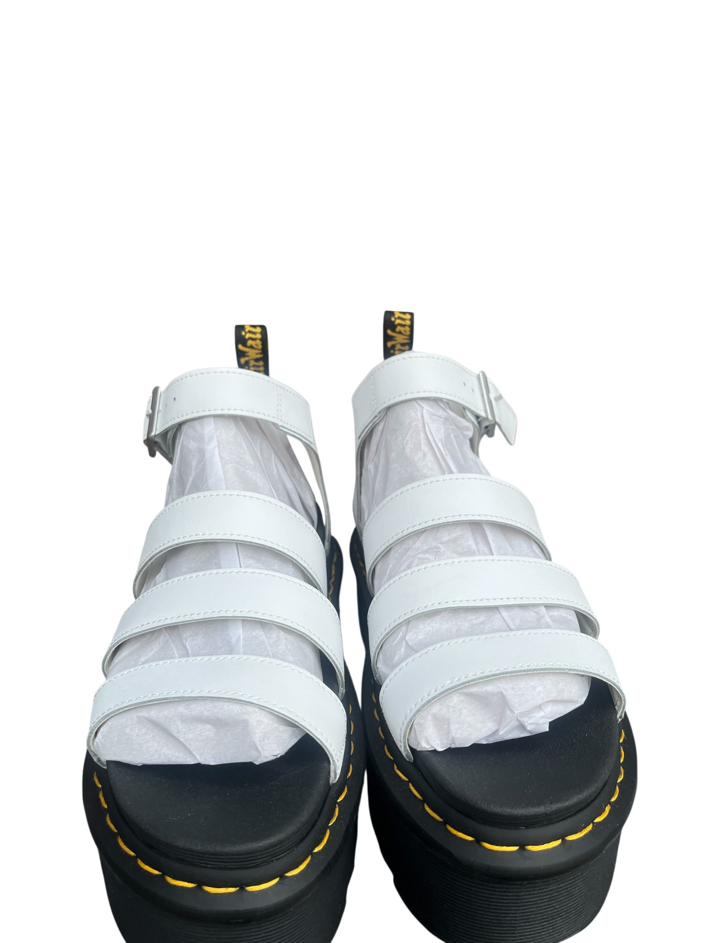 Dr. Martens Blaire Quad platform sandals - white