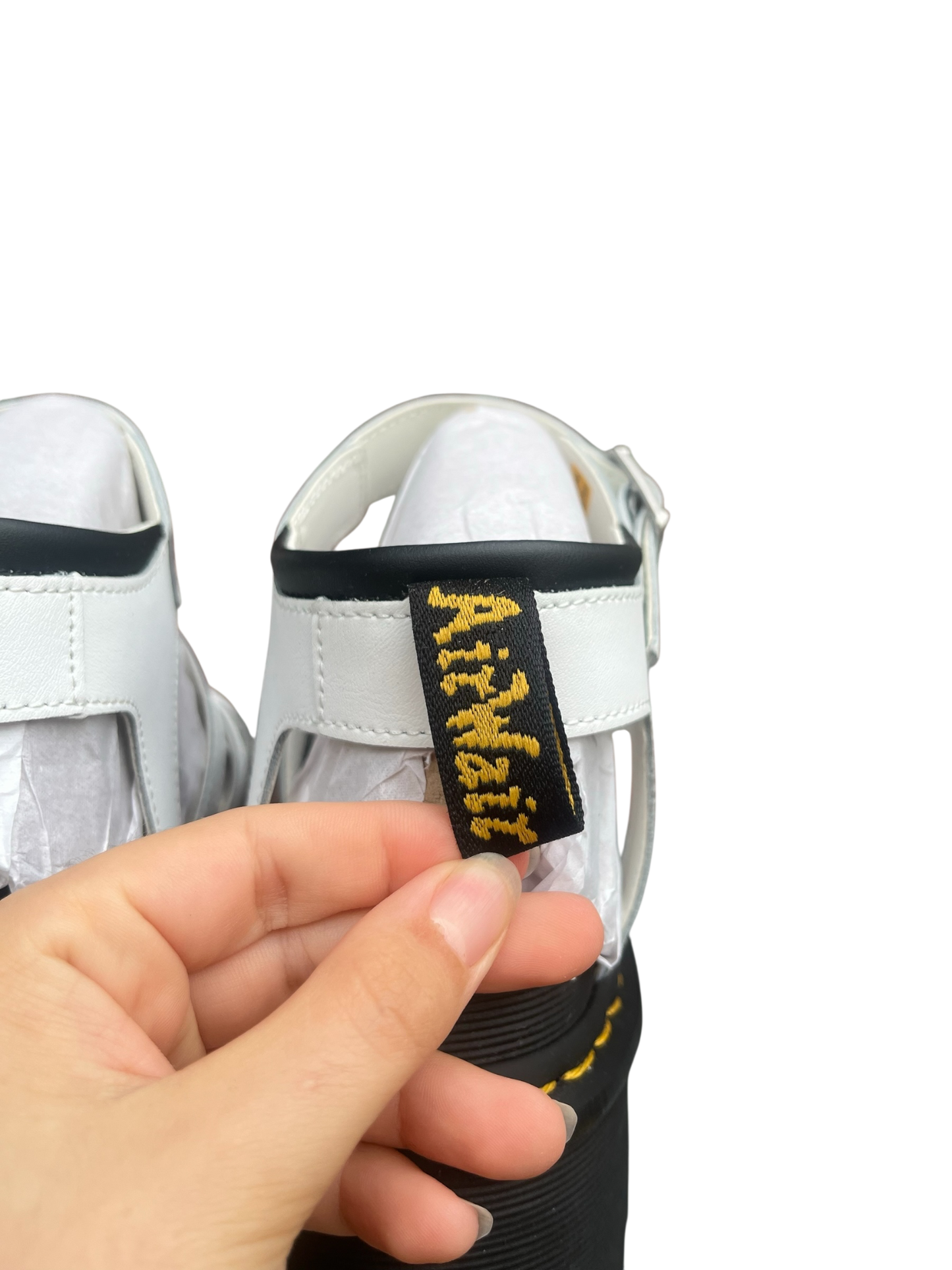Dr. Martens Blaire Quad platform sandals - white