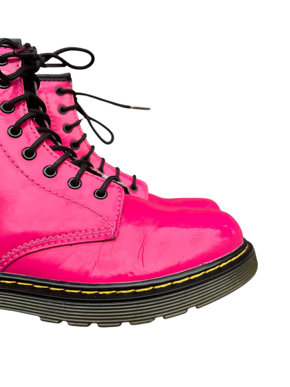 Dr. Martens 1460 J Patent pink leather boots