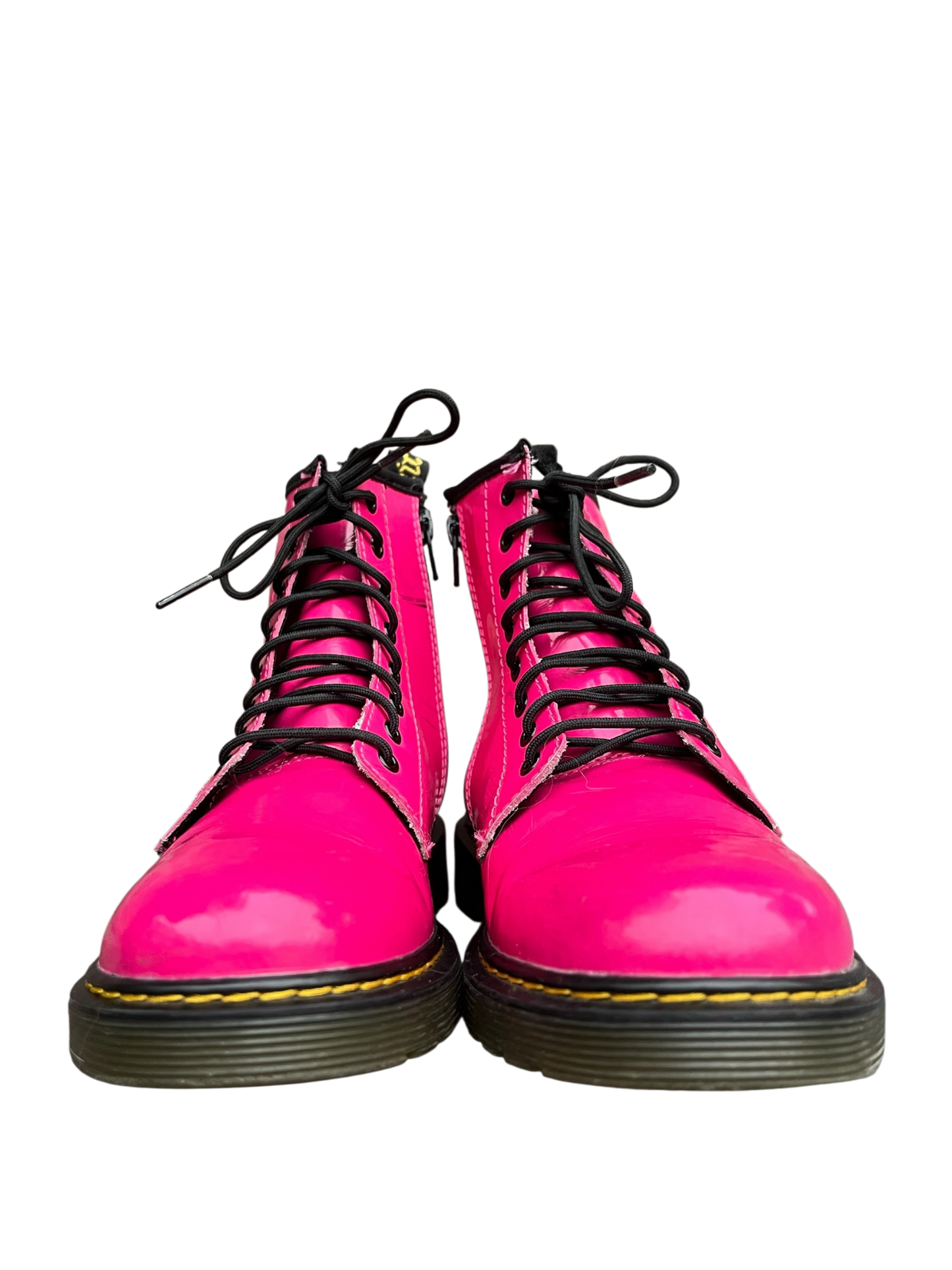 Dr. Martens 1460 J Patent pink leather boots