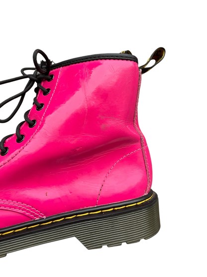 Dr. Martens 1460 J Patent pink leather boots