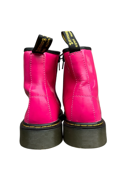 Dr. Martens 1460 J Patent pink leather boots