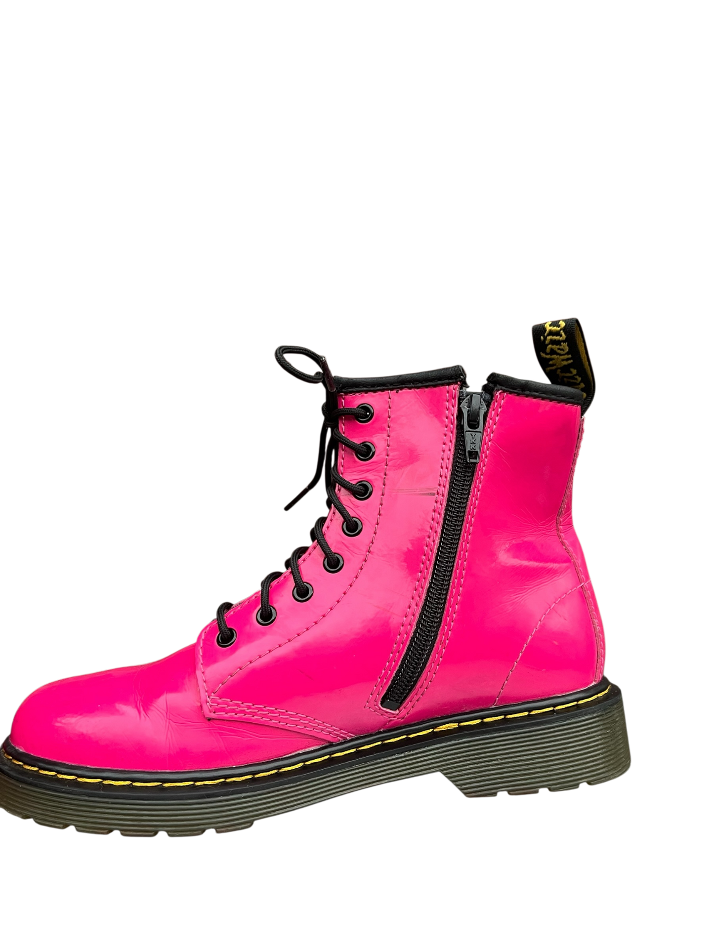 Dr. Martens 1460 J Patent pink leather boots