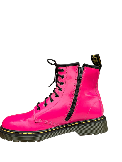 Dr. Martens 1460 J Patent pink leather boots