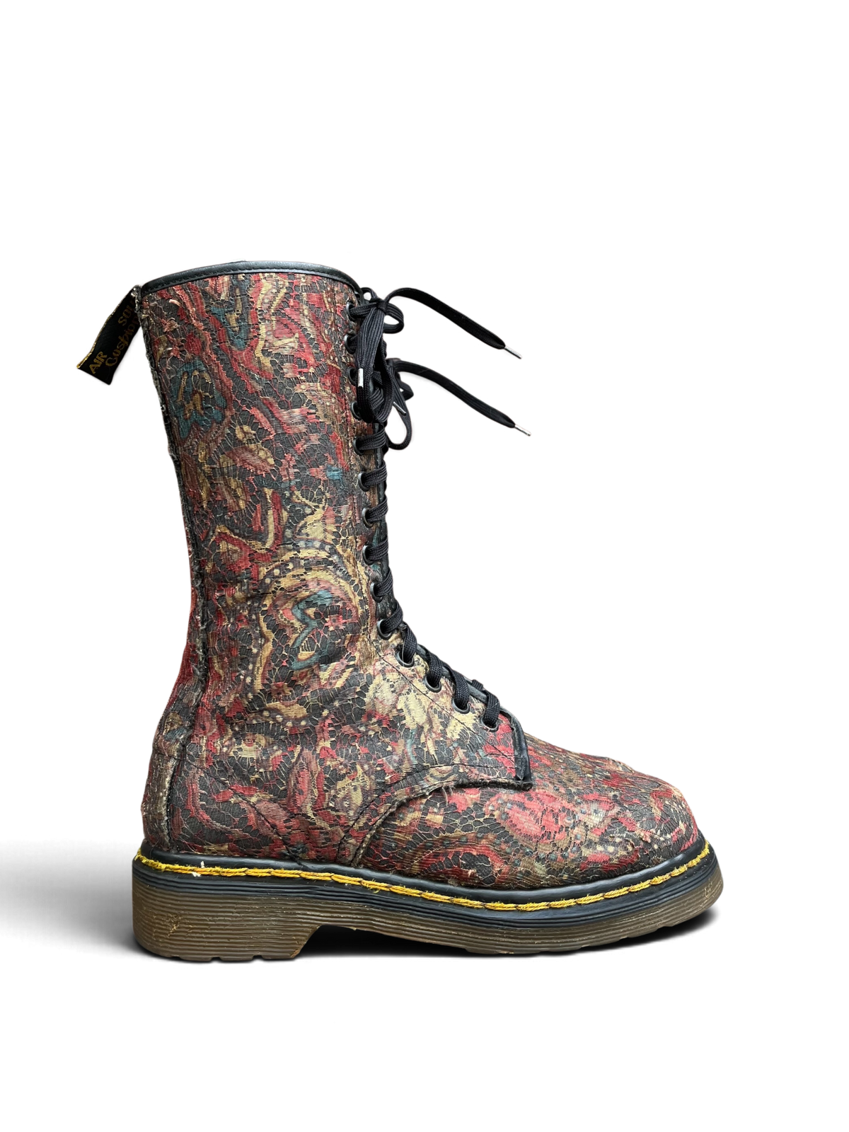 Dr. Martens MIE 14-Eye Mid calf rainbow Lance boots