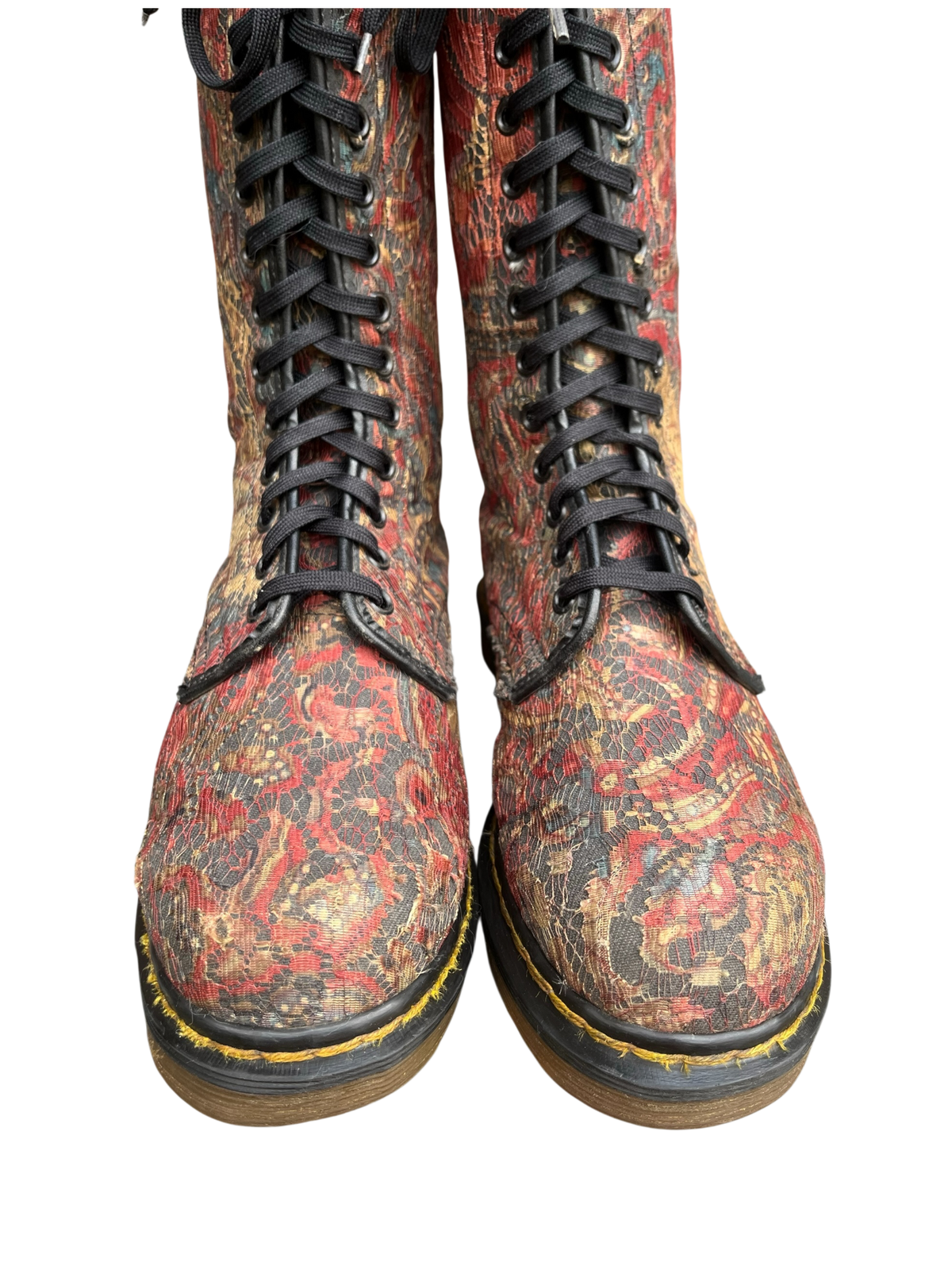 Dr. Martens MIE 14-Eye Mid calf rainbow Lance boots
