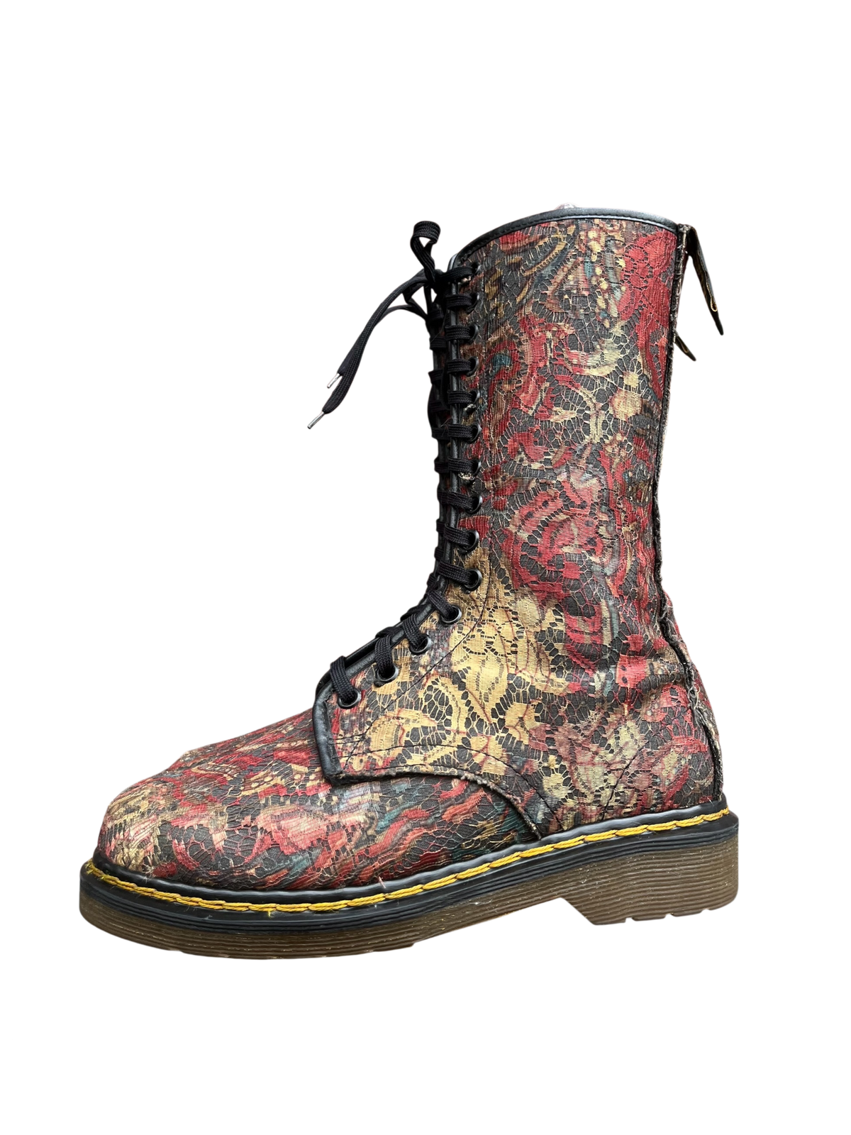 Dr. Martens MIE 14-Eye Mid calf rainbow Lance boots