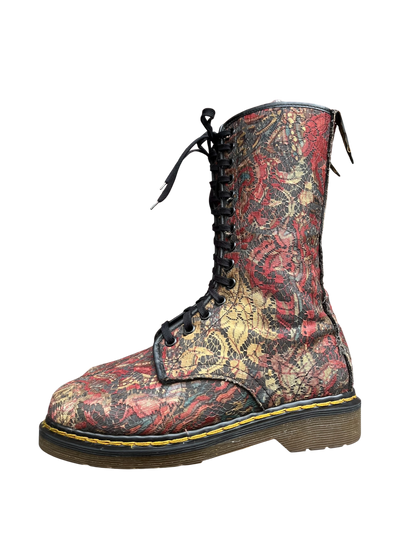 Dr. Martens MIE 14-Eye Mid calf rainbow Lance boots