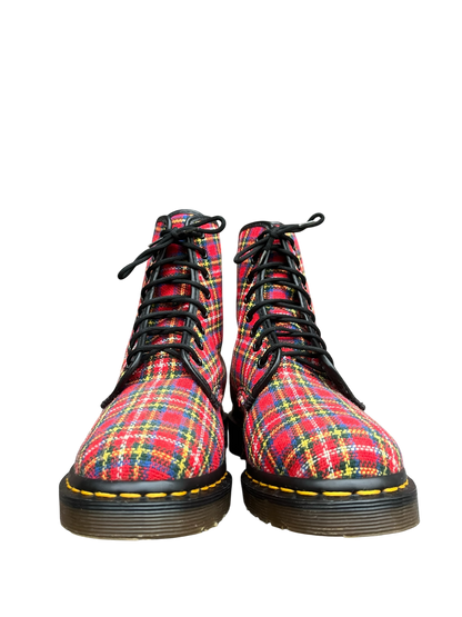 Dr. Martens 1460 MIE Tartan canvas boots