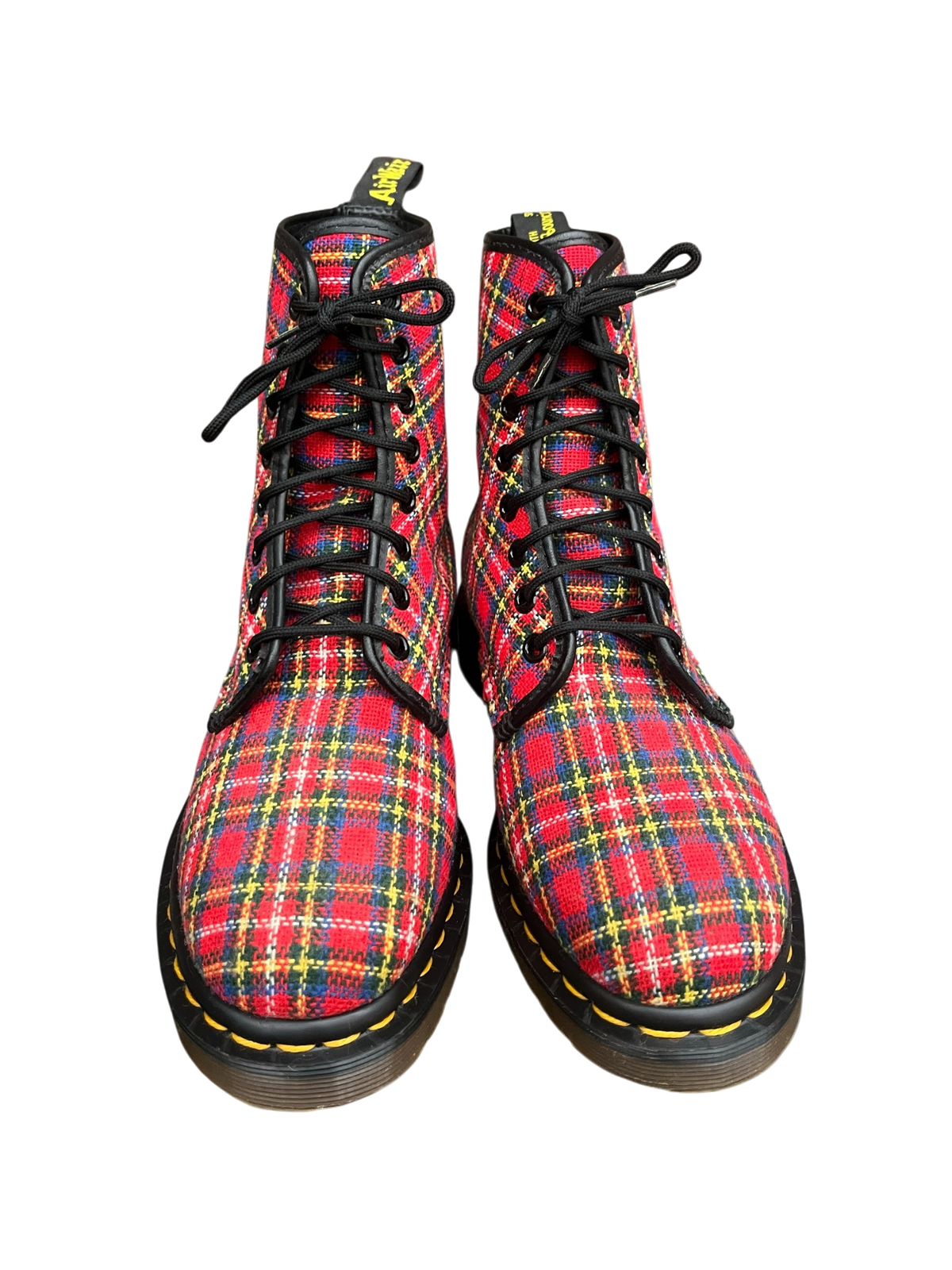 Dr. Martens 1460 MIE Tartan canvas boots