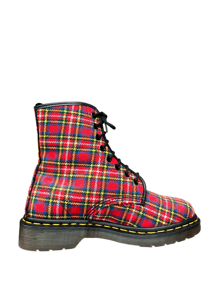 Dr. Martens 1460 MIE Tartan canvas boots