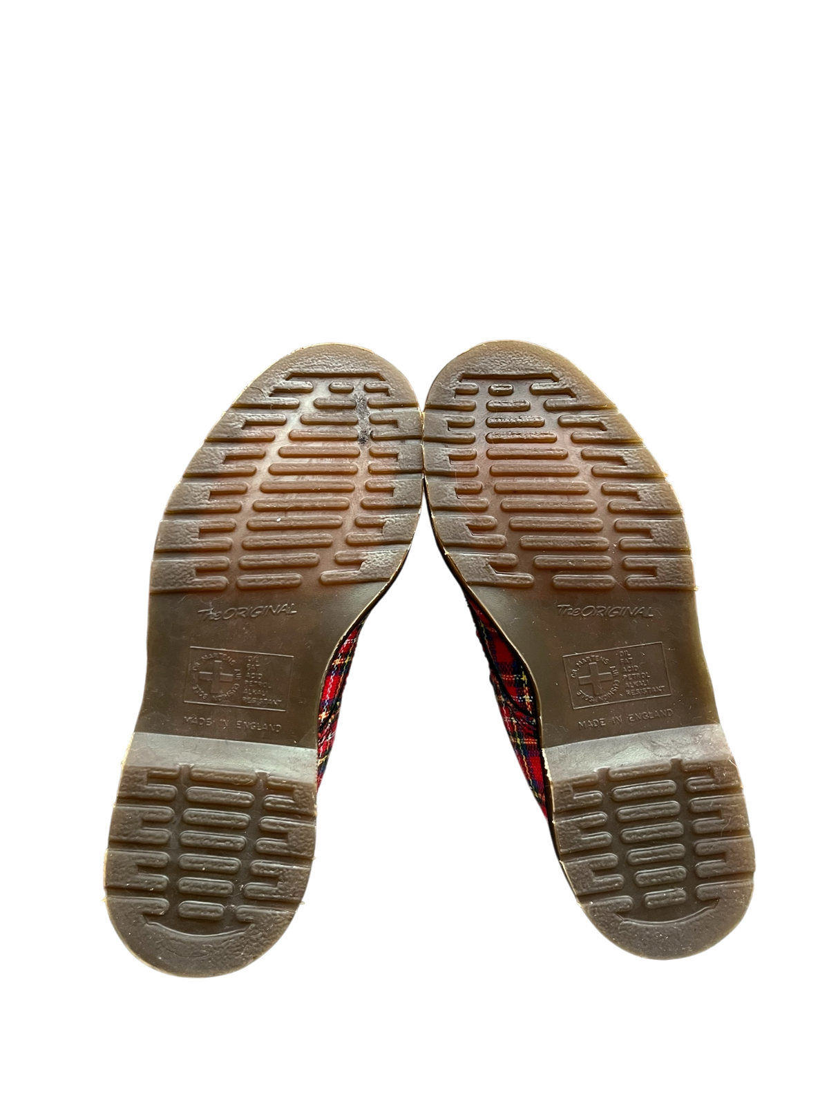 Dr. Martens 1460 MIE Tartan canvas boots