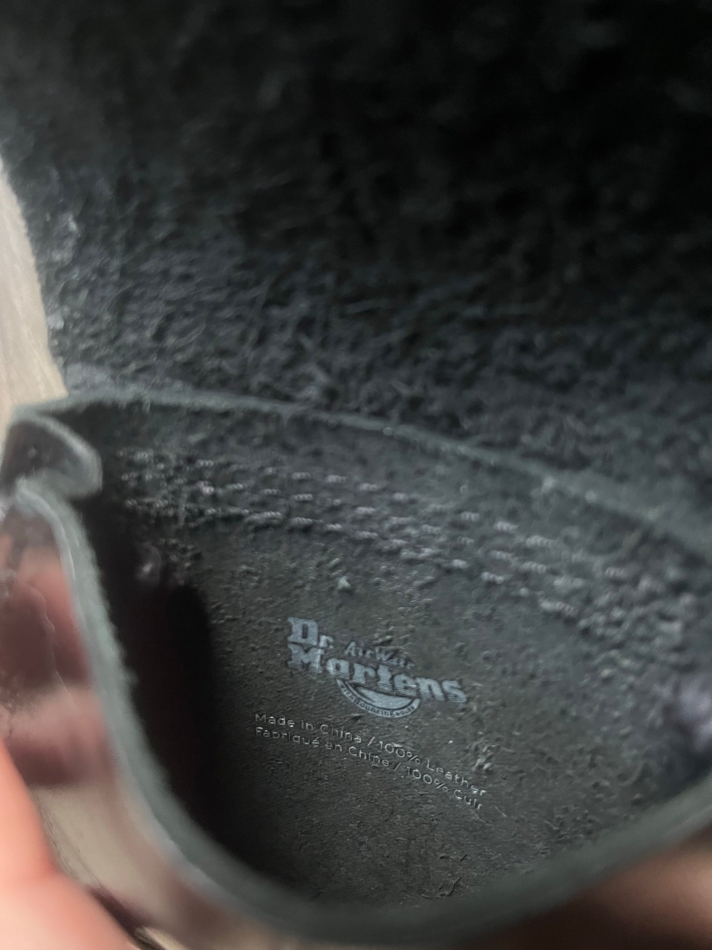 Dr. Martens Fringe coin holder zwart