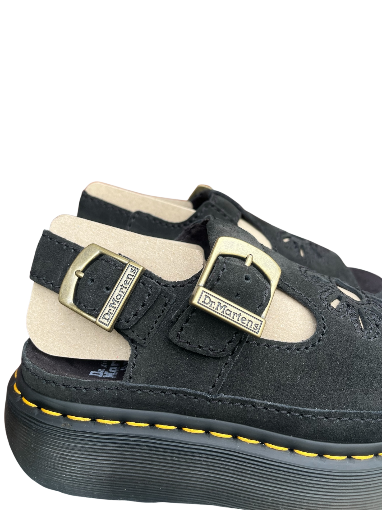 Dr. Martens Dunnet flower suede sandals