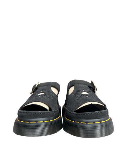 Dr. Martens Dunnet flower suede sandals