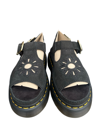 Dr. Martens Dunnet flower suede sandals