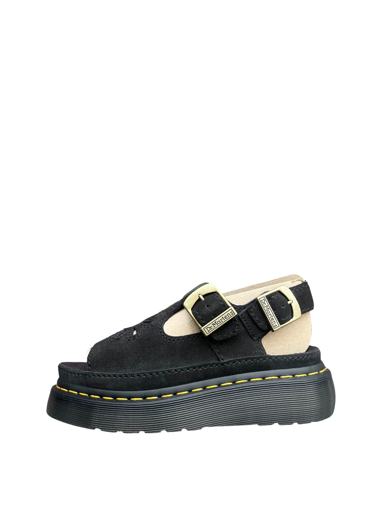 Dr. Martens Dunnet flower suede sandals