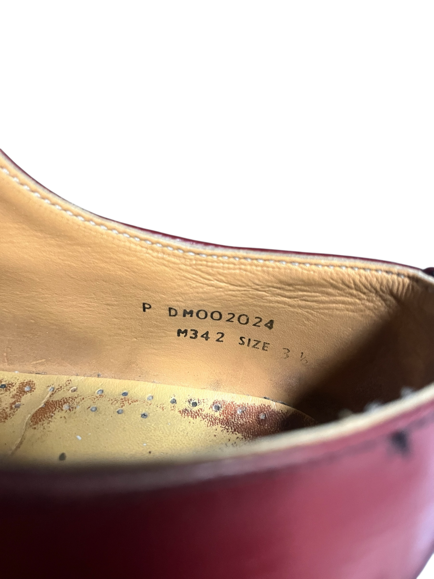 Dr. Martens 1461 MIE Cherry red Oxford shoes