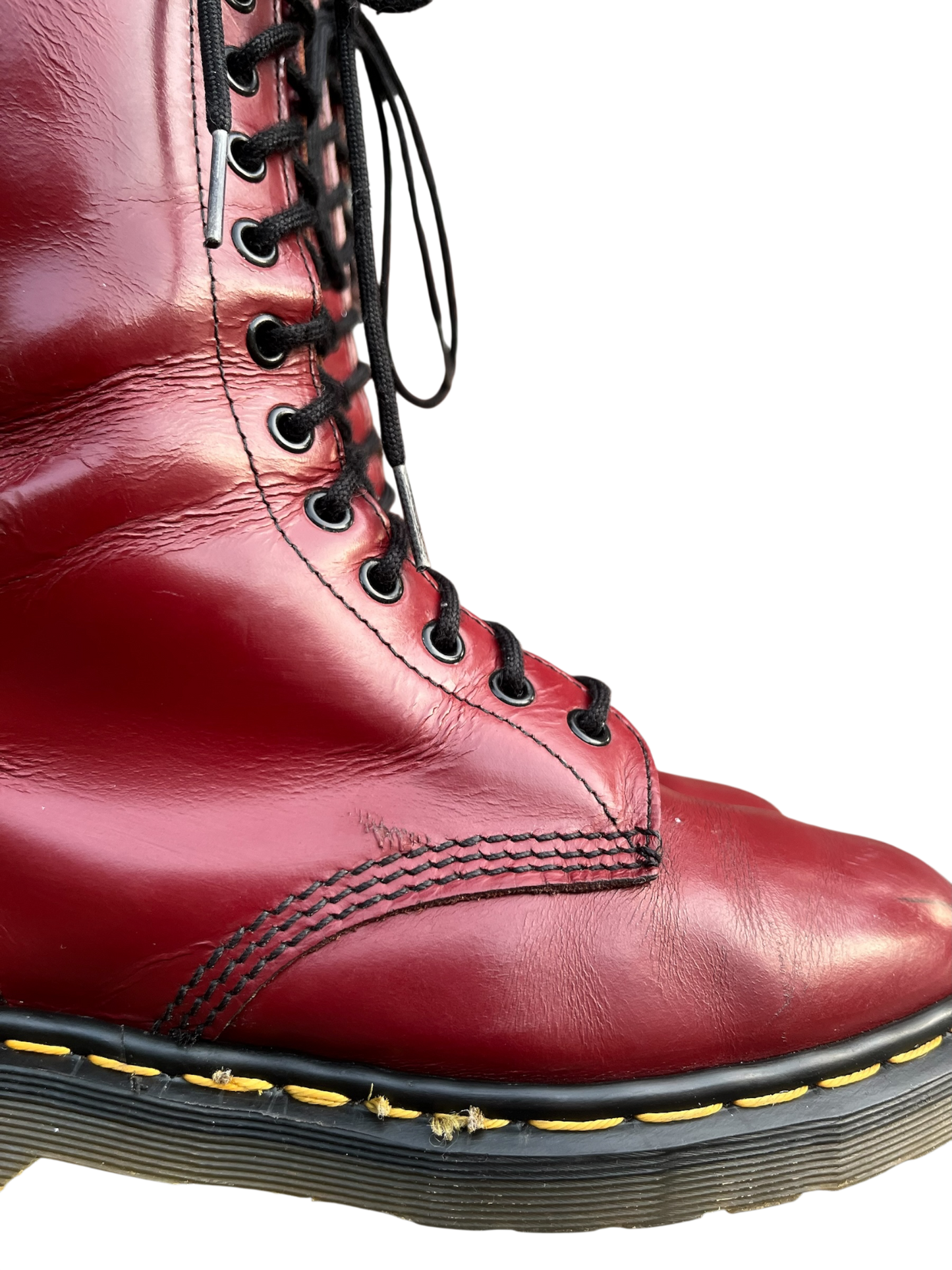 Dr. Martens 1914 MIE Mid calf cherry red