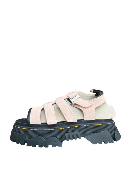 Dr. Martens Mattison 3S Platform Sandals - Powder pink