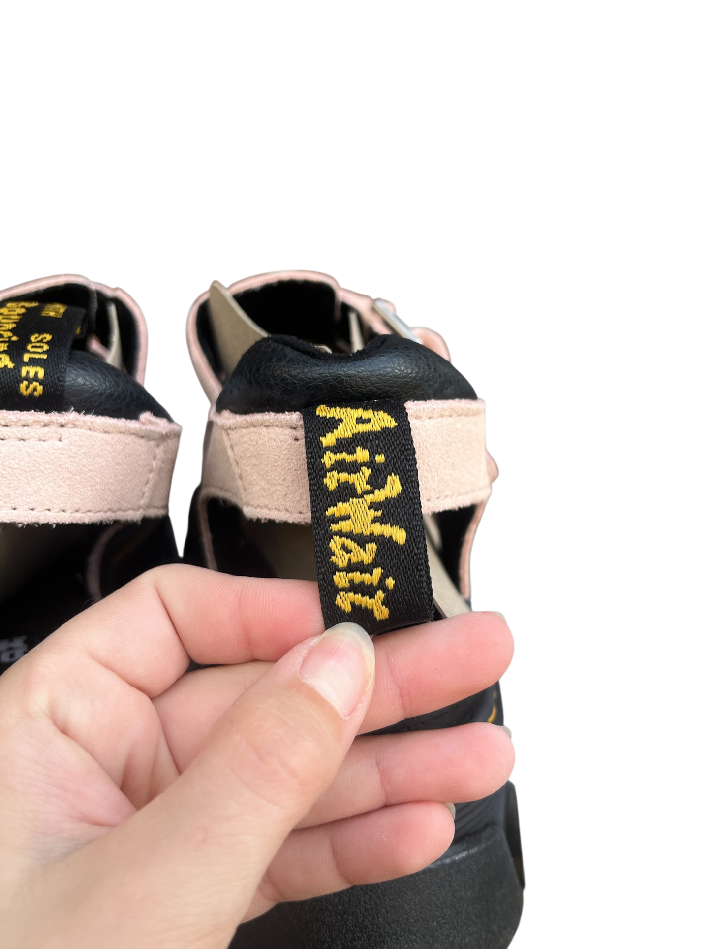 Dr. Martens Mattison 3S Platform Sandals - Powder pink