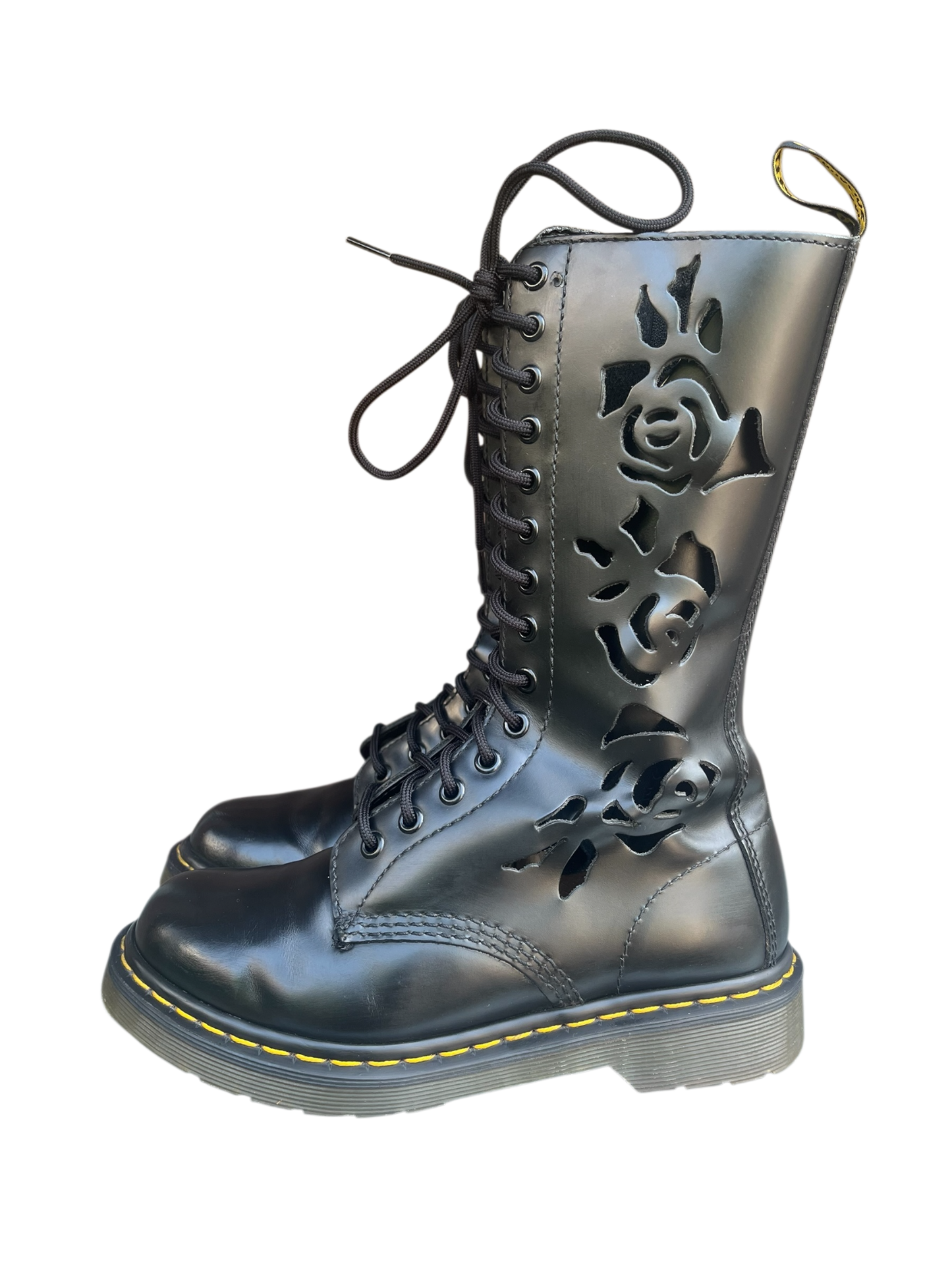 Dr. Martens Rosie cut-out mid calf boots