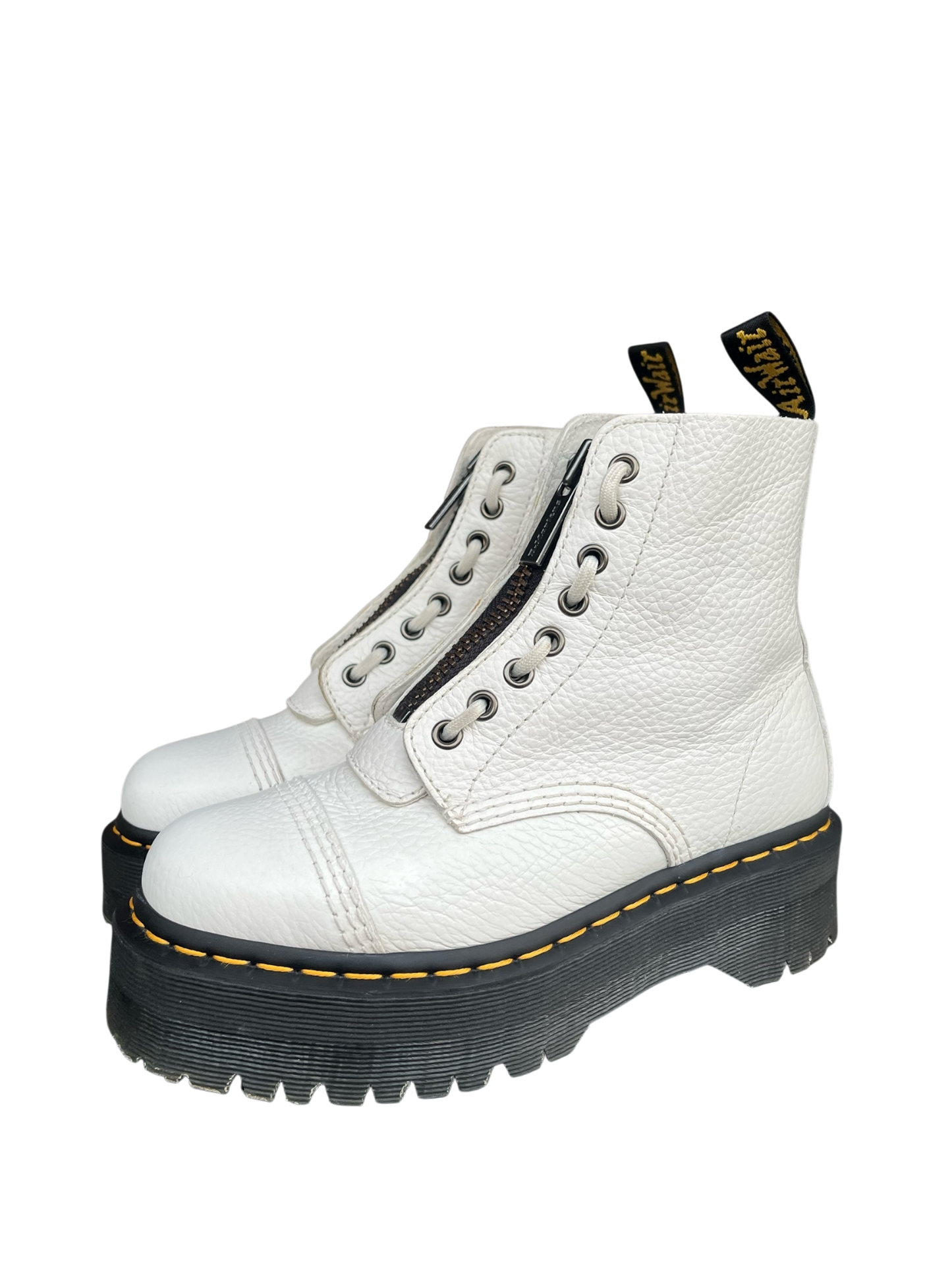 Dr. Martens Sinclair platform wit