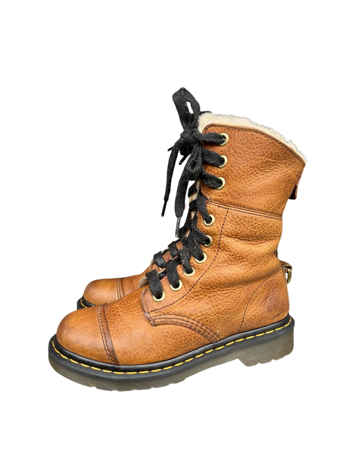 Dr. Martens Aimilita Grizzly fur lined