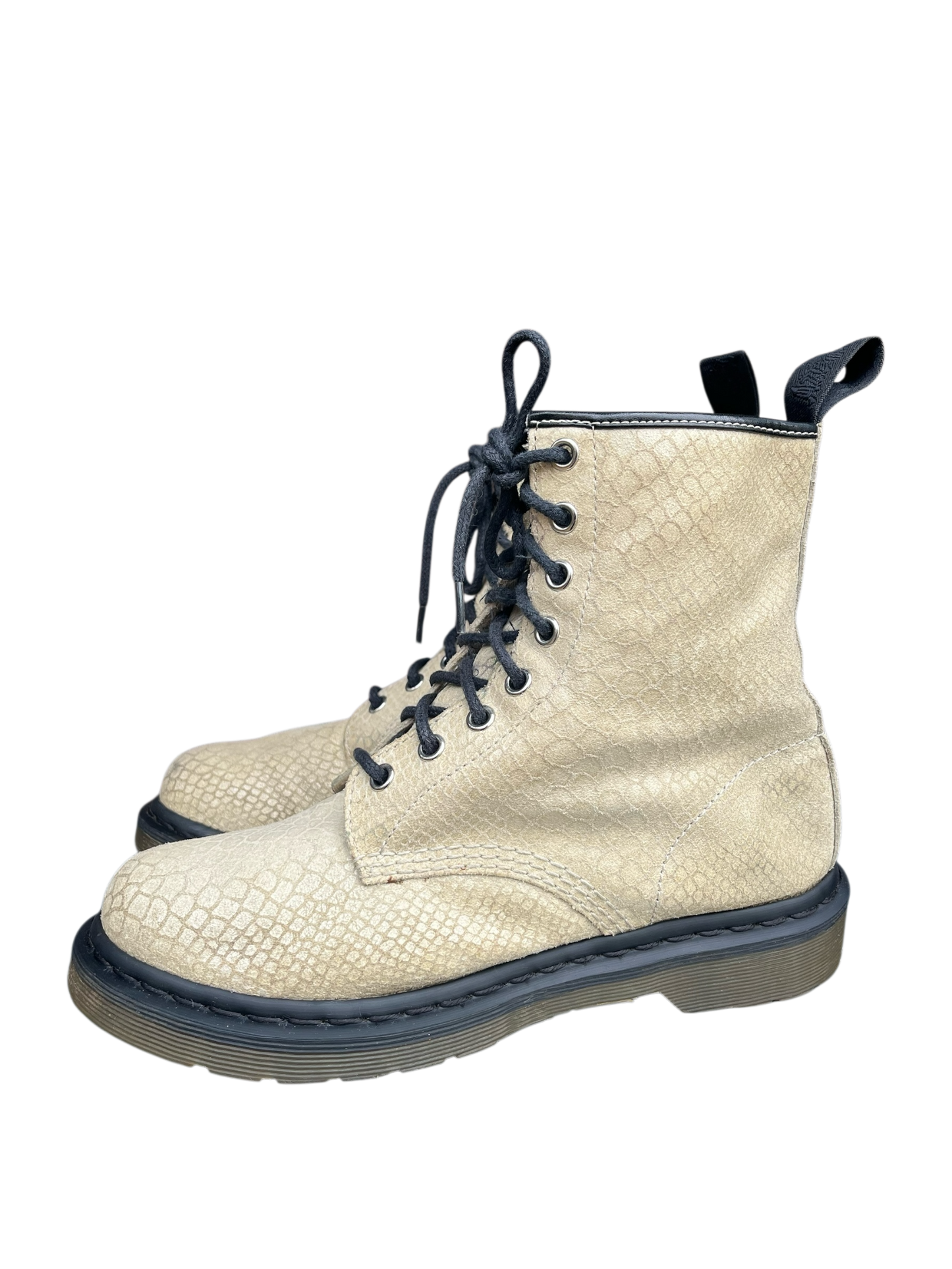 Dr. Martens 1460 Ivory suède snakeskin