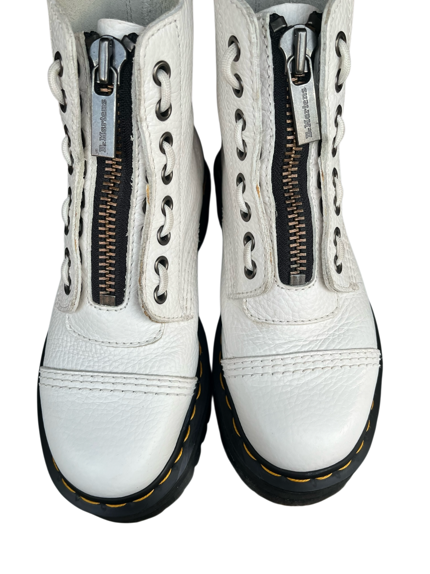 Dr. Martens Sinclair platform wit