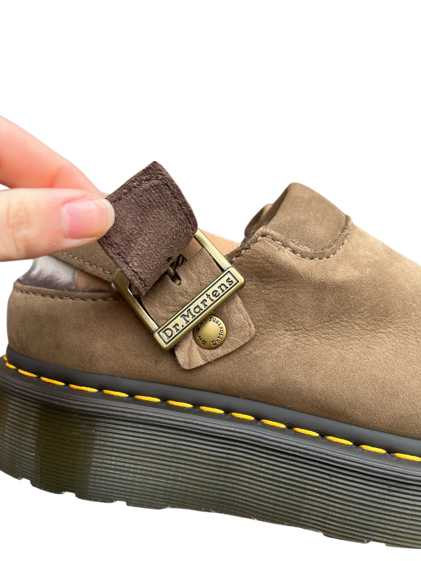 Dr. Martens Laketen fur lined mules