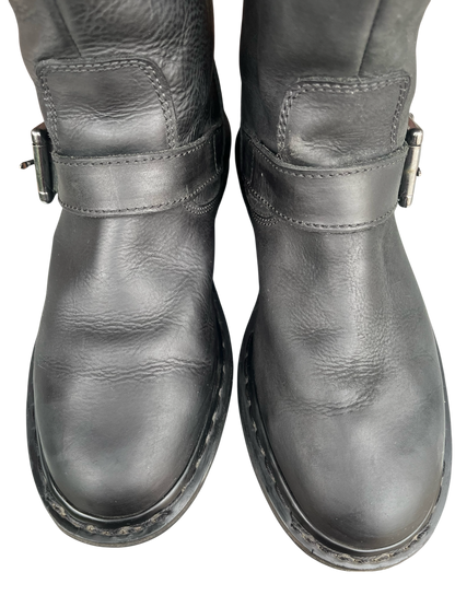 Dr. Martens Meg slip on biker boots