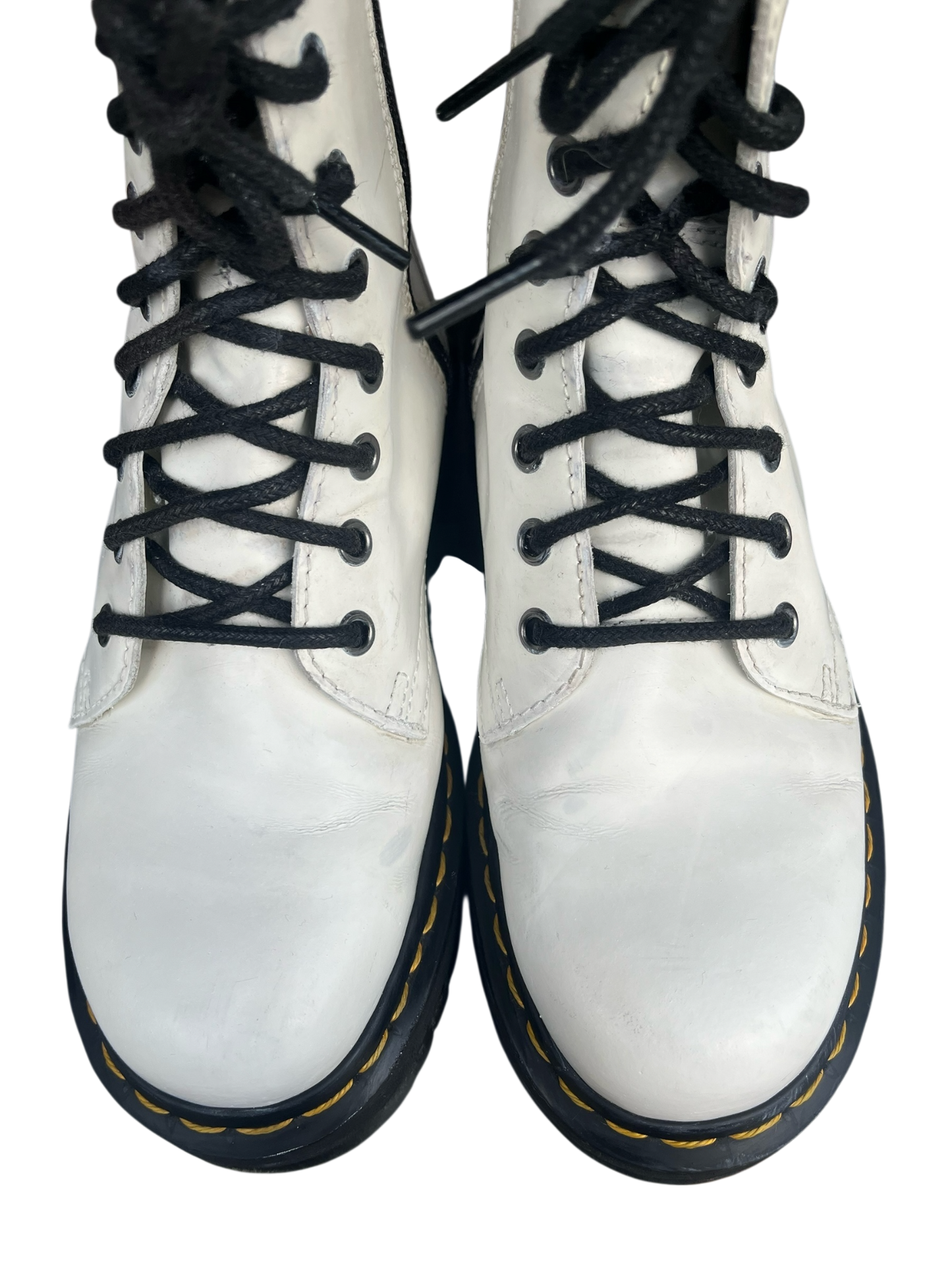Dr. Martens Jadon platform wit