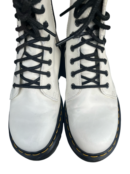 Dr. Martens Jadon platform wit