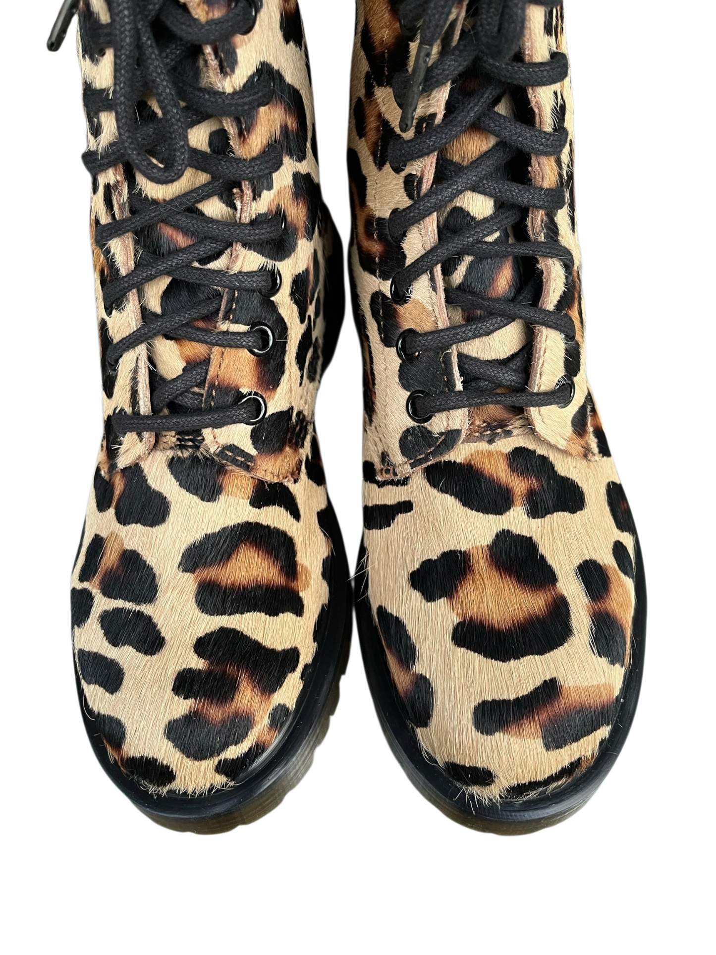 Dr. Martens Pascal Leopardo hair on