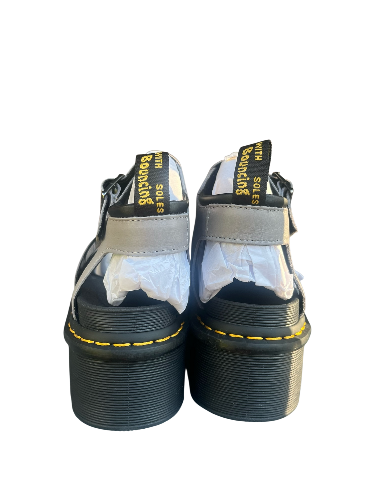 Dr. Martens Blaire Quad platform sandals - Zinc grey
