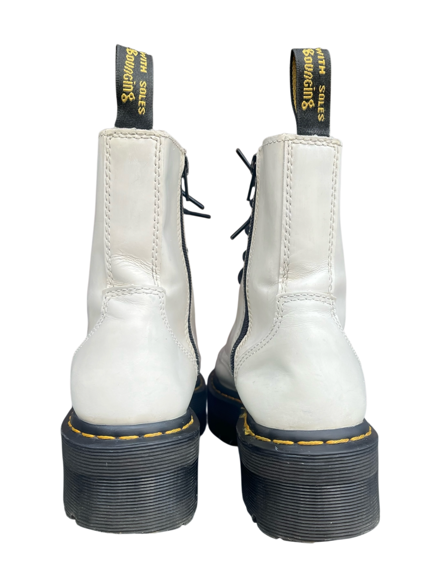 Dr. Martens Jadon platform wit