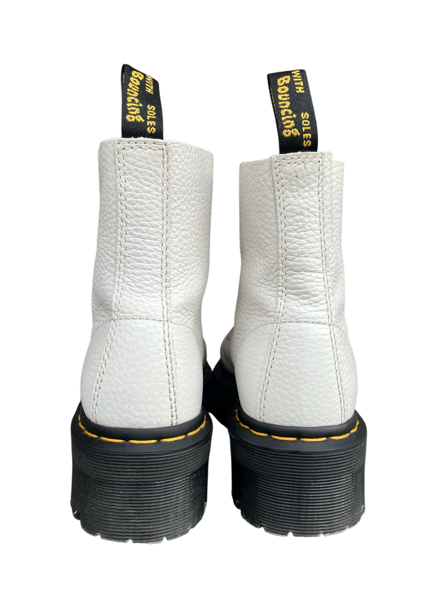 Dr. Martens Sinclair platform wit