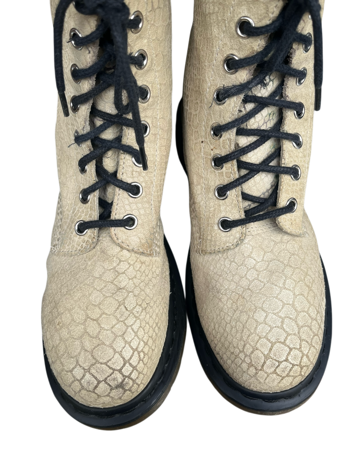 Dr. Martens 1460 Ivory suède snakeskin