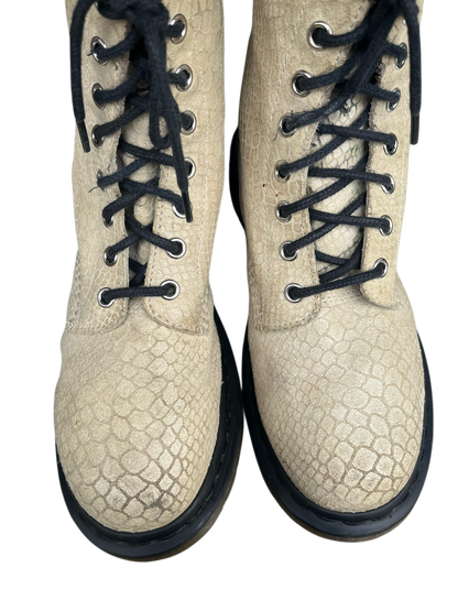 Dr. Martens 1460 Ivory suède snakeskin