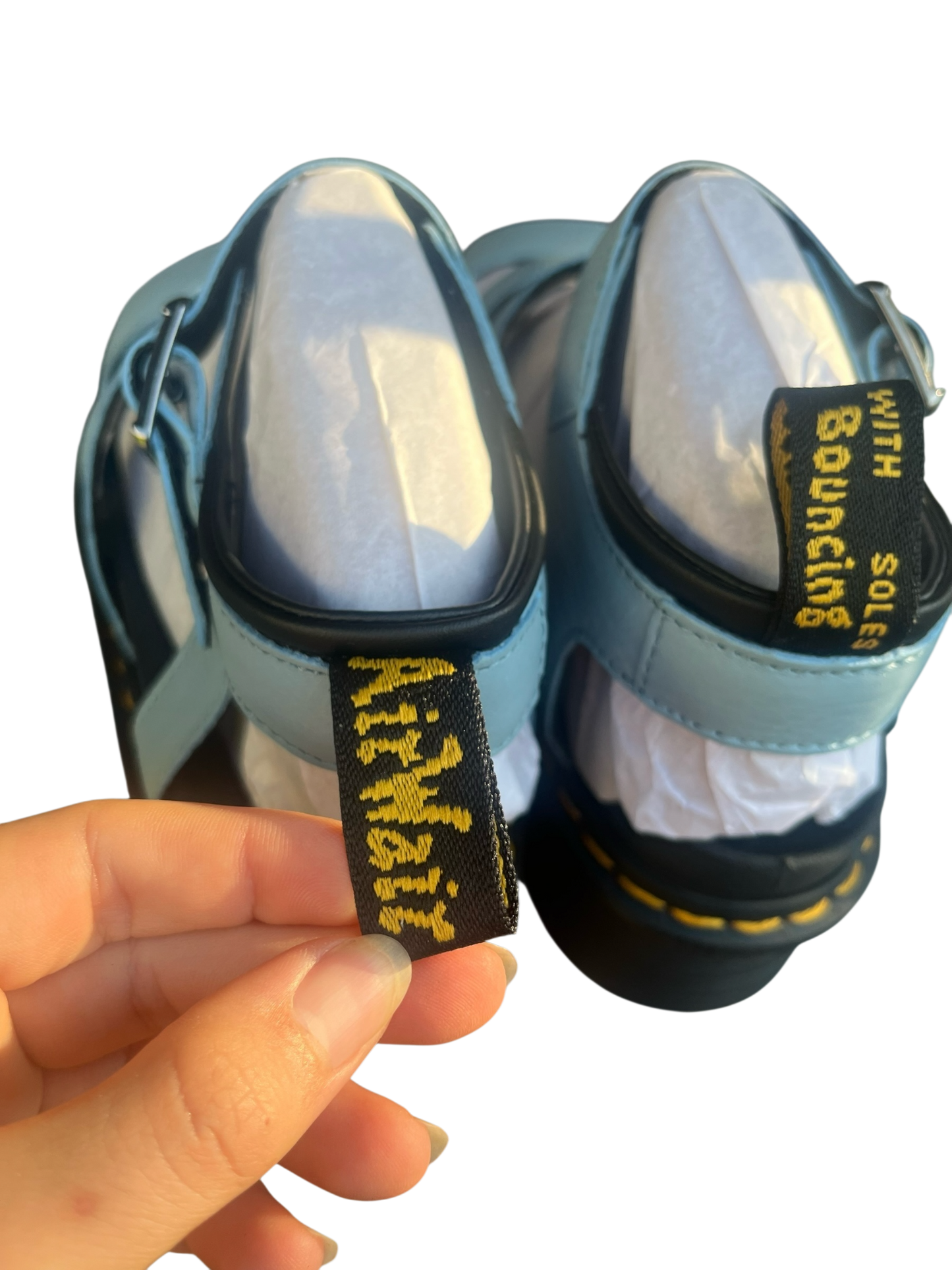 Dr. Martens Blaire Quad platform sandals - Card blue