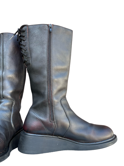Dr. Martens 3A34 MIE Mid calf wedge sole